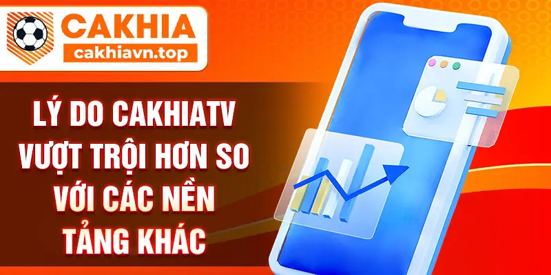 Lý do CakhiaTV vượt trội hơn so với các nền tảng khác